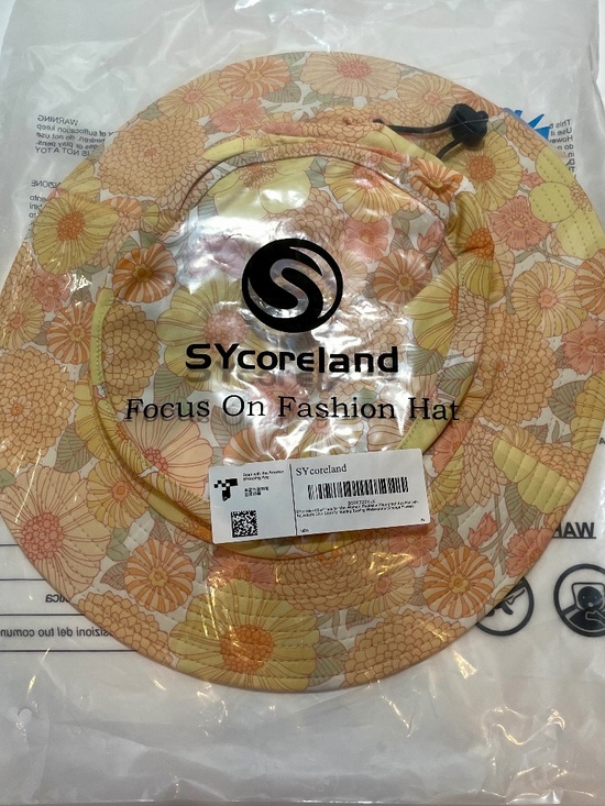 SYcoreland Accessories - SYcoreland Floral Wide Brim Sun Hat Packable Waterproof Adjustable NWT